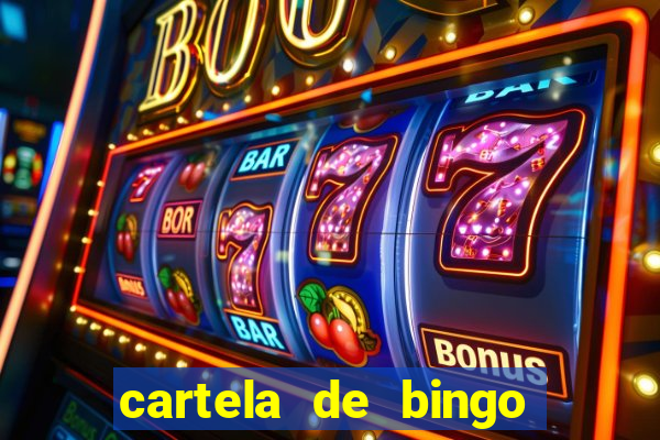 cartela de bingo cha de panela